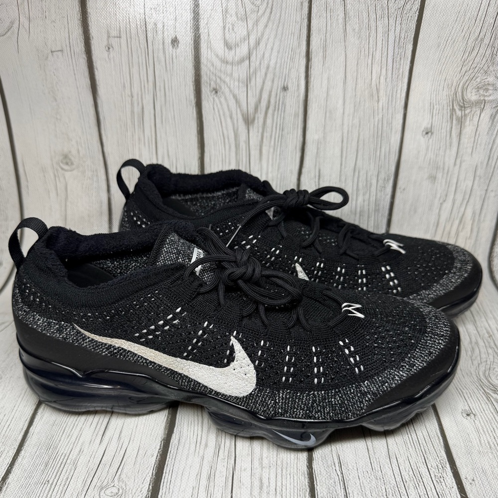 BRAND NEW Nike Air VaporMax 2023 Flyknit Triple Black Sz 10 DV1678003 BOX NOLID